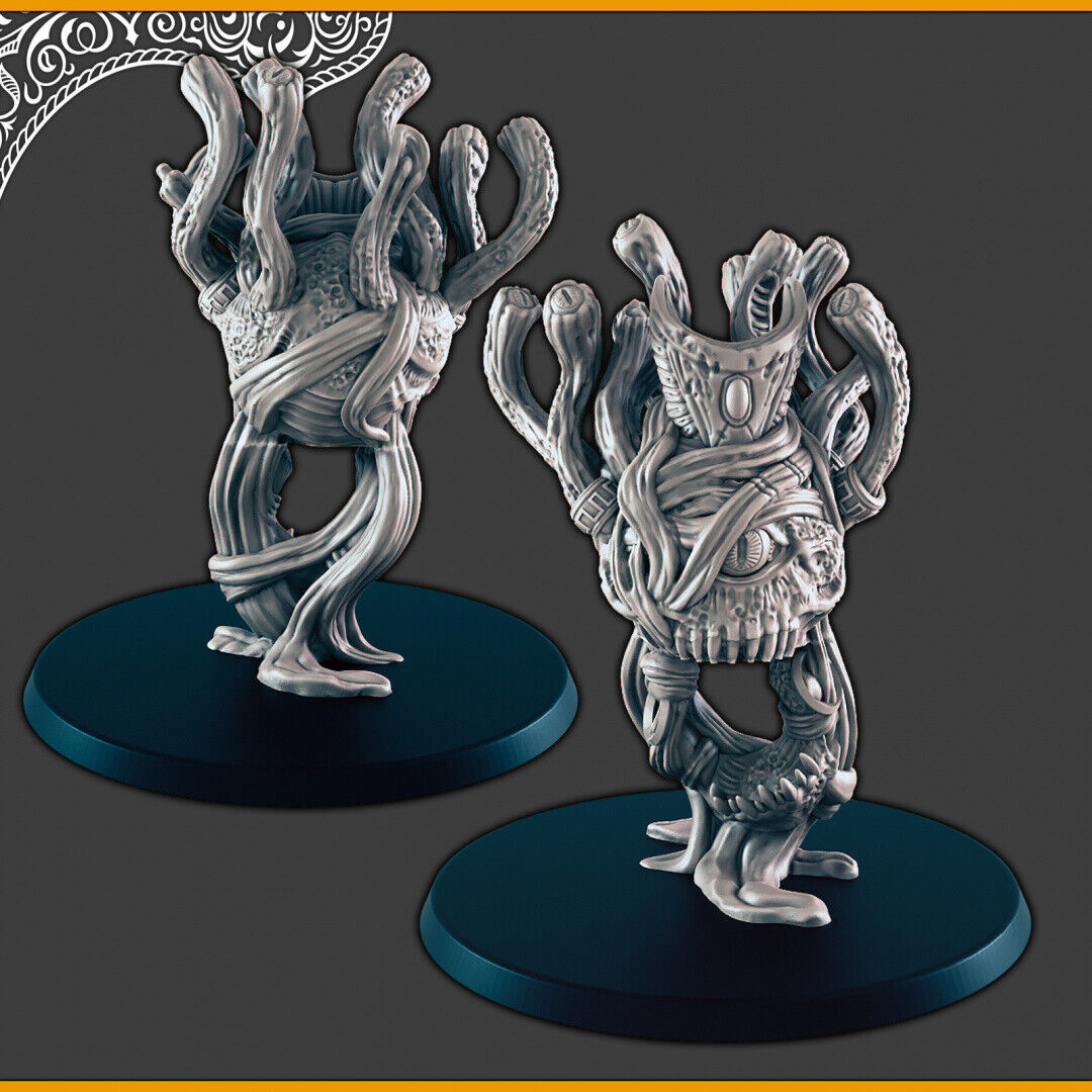 Undead Eye Beast 28mm scale 3d printed miniatures for Fantasy Wargaming RPG