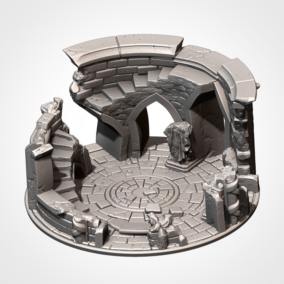 Ruin on the mountain