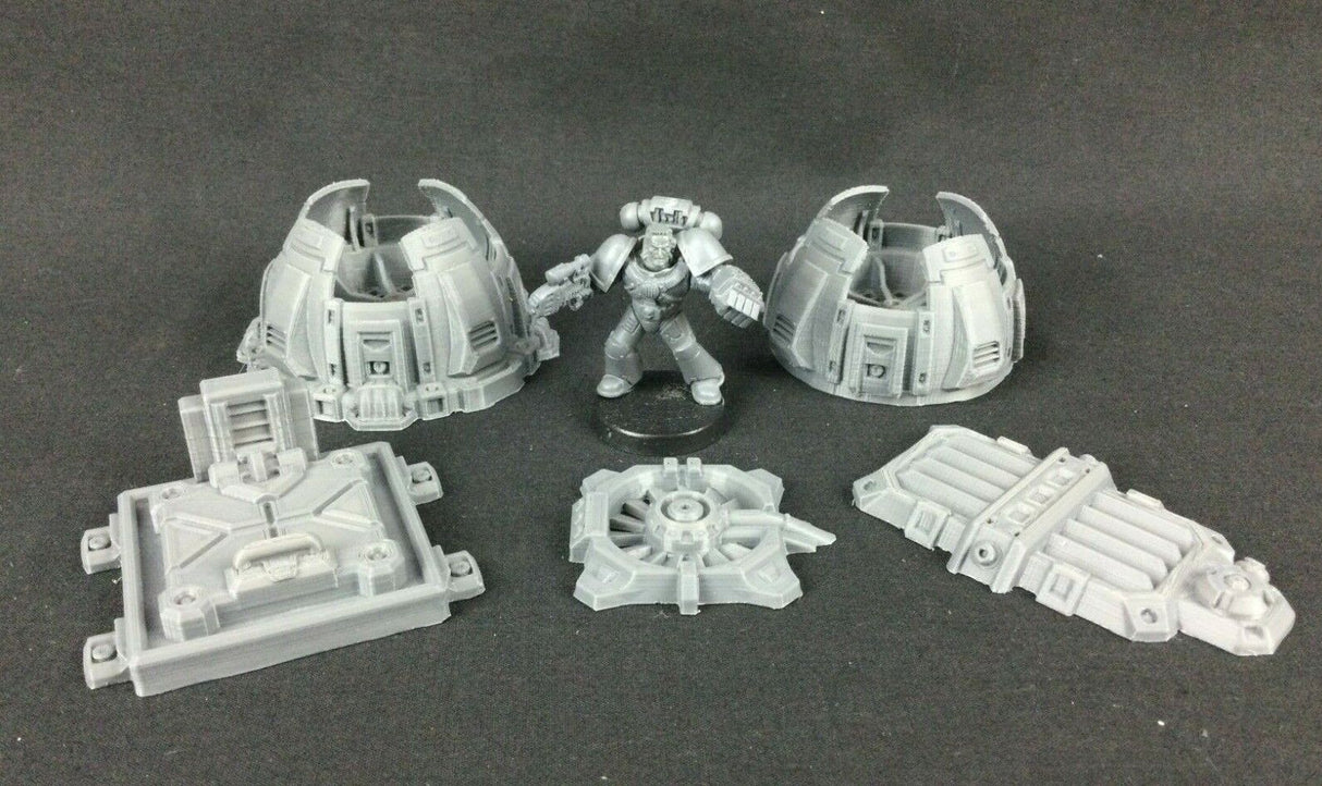 Vents, Shafts, Weapon lockers and Computers