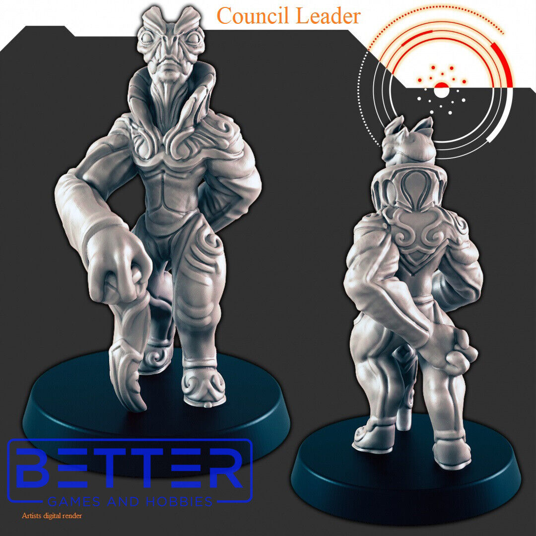 Galactic Council - 28mm Scale Miniatures for Sci-Fi Wargaming