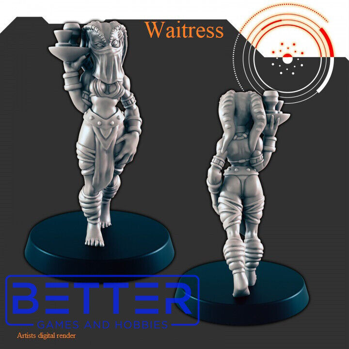 Cantina Staff - 28mm Scale Miniatures for Sci-Fi Wargaming