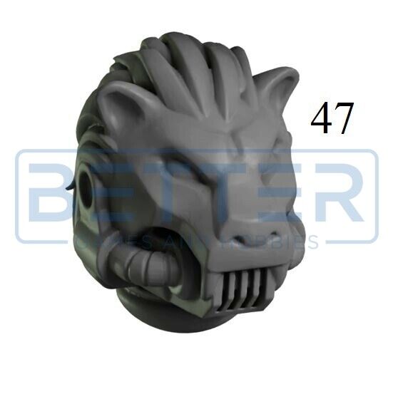 Lion Helmets - Eternal Pilgrims for 2nd Born Marines