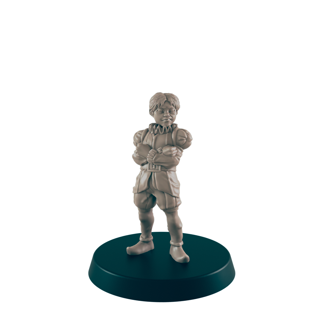 Humans - Everyday Folk. Fantasy miniatures for tabletop RPG