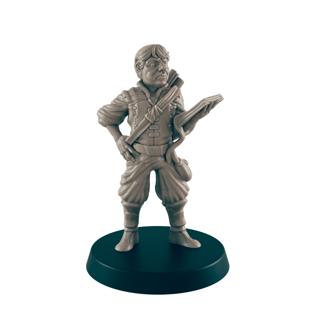 Humans - Everyday Folk. Fantasy miniatures for tabletop RPG