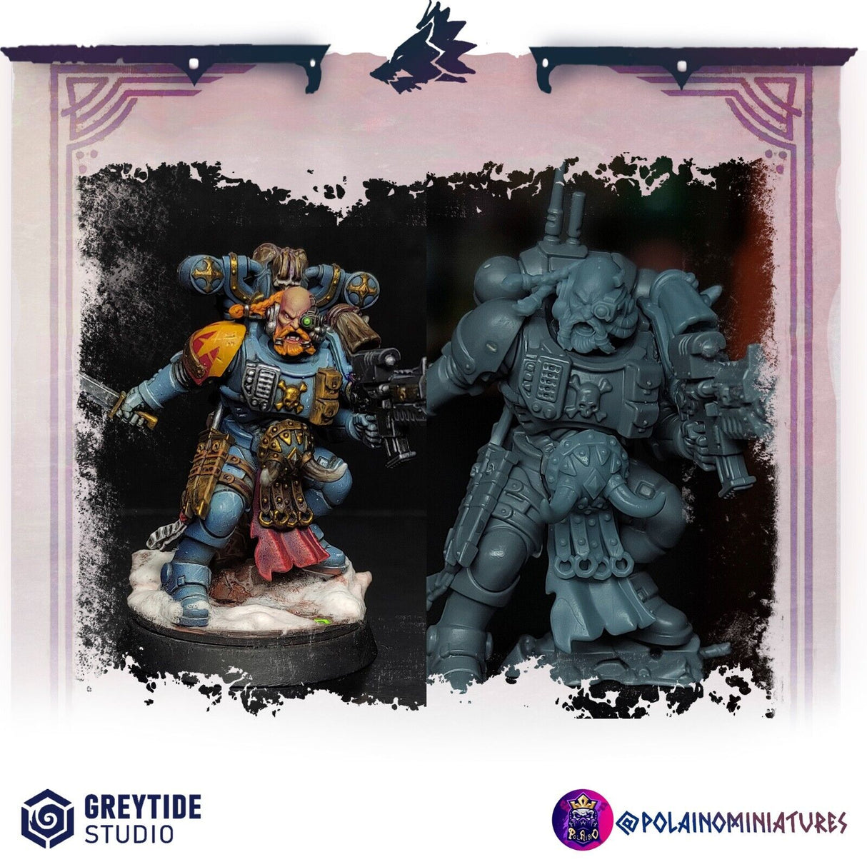 Shoulder Pads - Primal Hounds for 2nd Born Marines