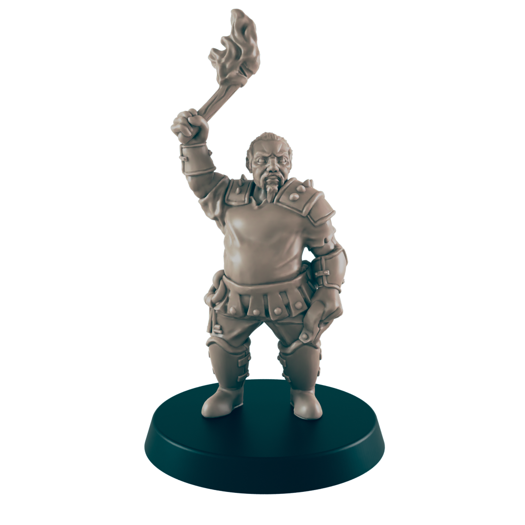 Humans - Everyday Folk. Fantasy miniatures for tabletop RPG