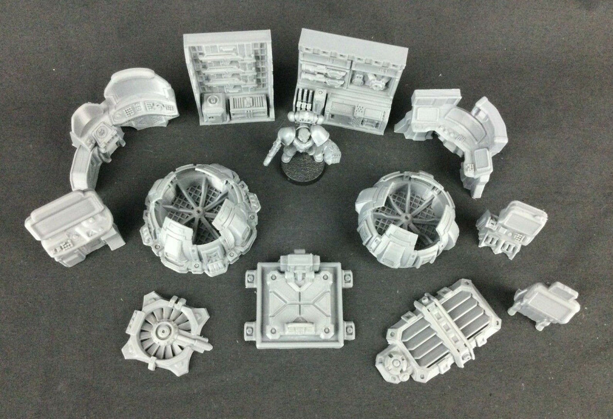 Vents, Shafts, Weapon lockers and Computers