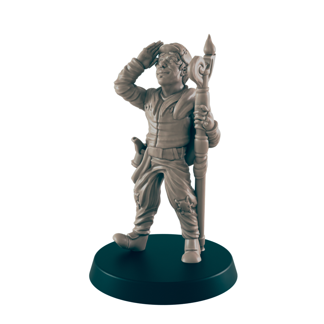 Humans - Everyday Folk. Fantasy miniatures for tabletop RPG