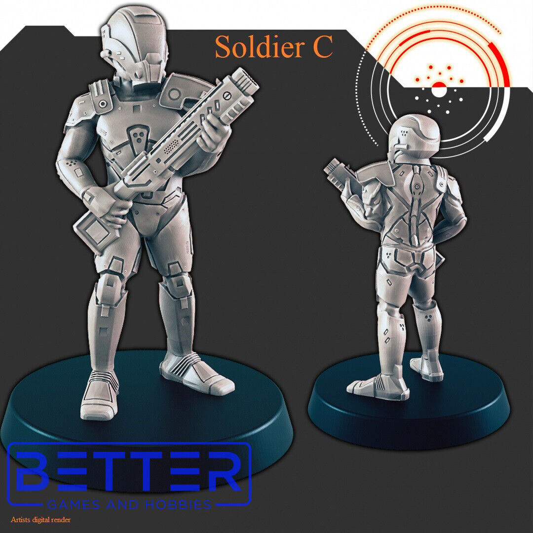 Alliance Patrol - 28mm Scale Miniatures for Sci-Fi Wargaming