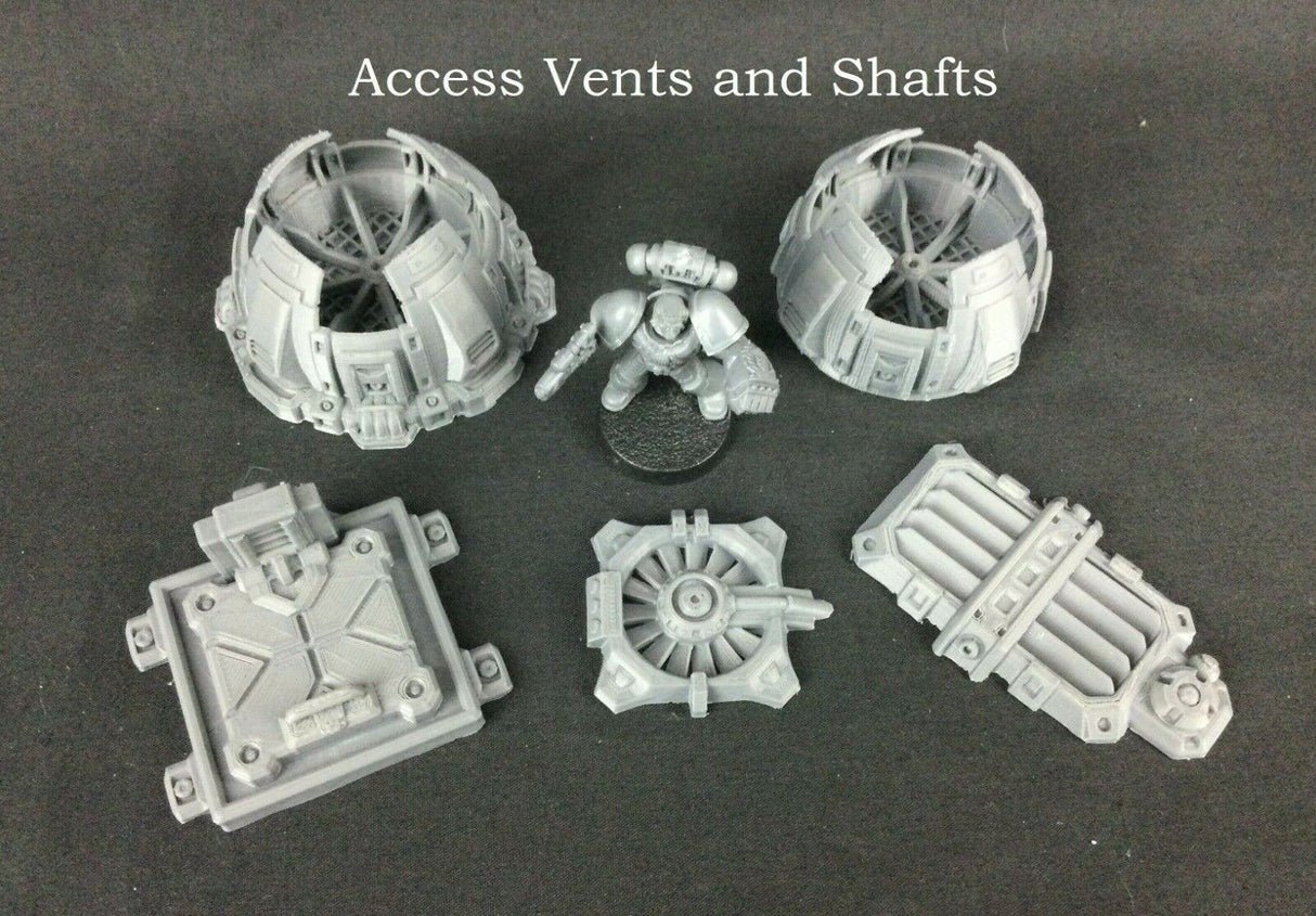 Vents, Shafts, Weapon lockers and Computers