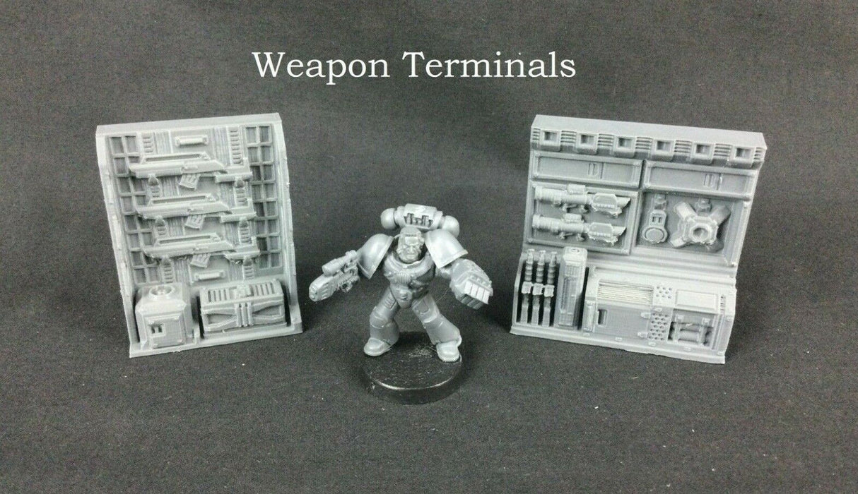 Vents, Shafts, Weapon lockers and Computers