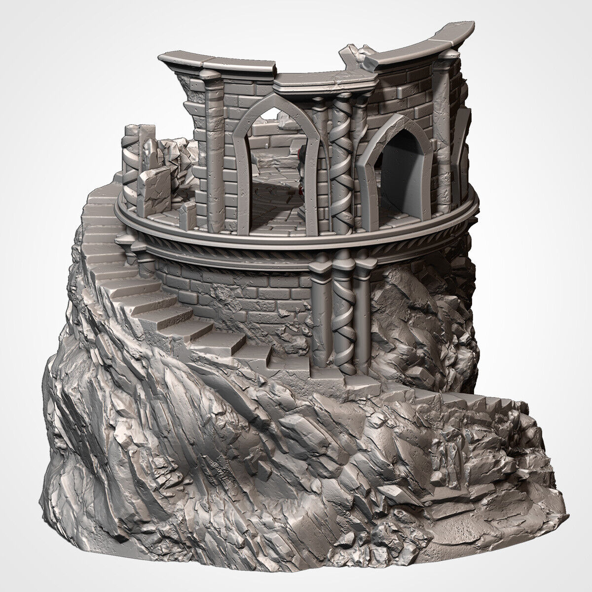 Ruin on the mountain