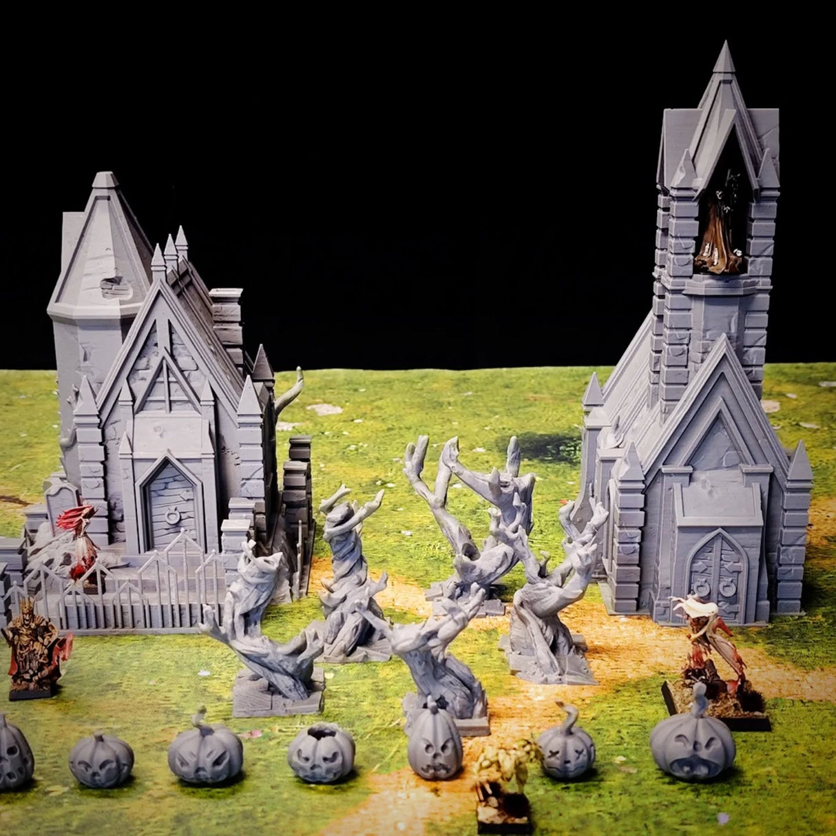 Night of the Living Dead, 3d printed Terrain Scenery for Tabletop Wargaming, RPG.