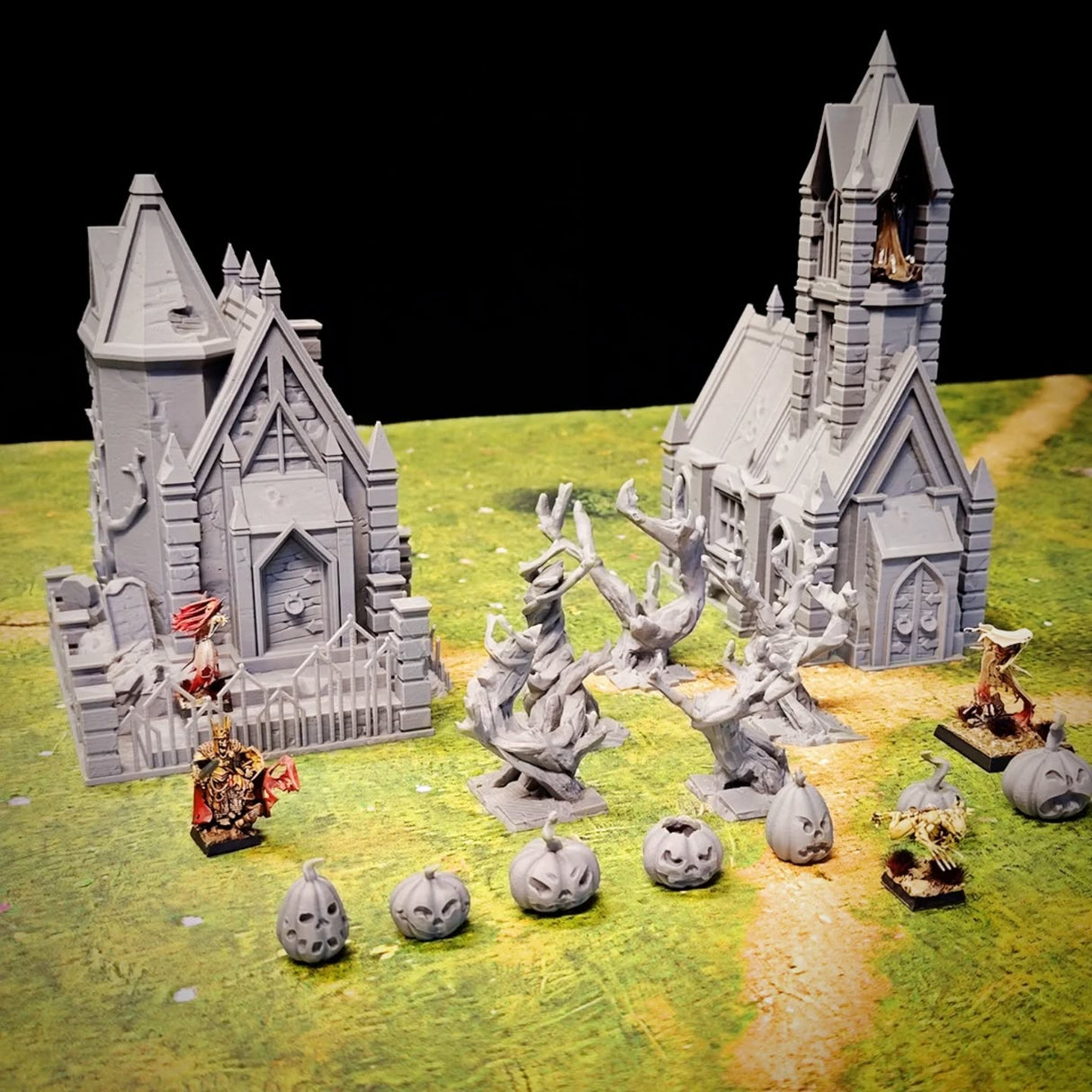 Night of the Living Dead, 3d printed Terrain Scenery for Tabletop Wargaming, RPG.