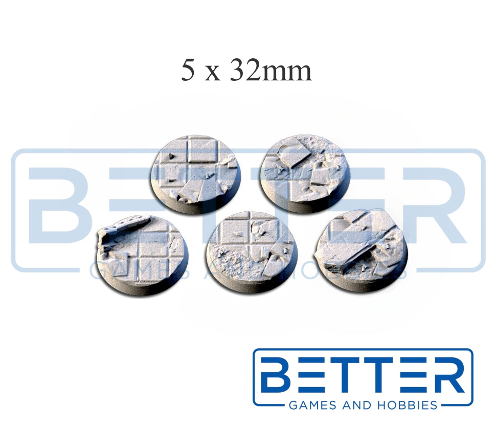 City Ruins - Themed bases and Toppers for sci-fi & fantasy wargaming