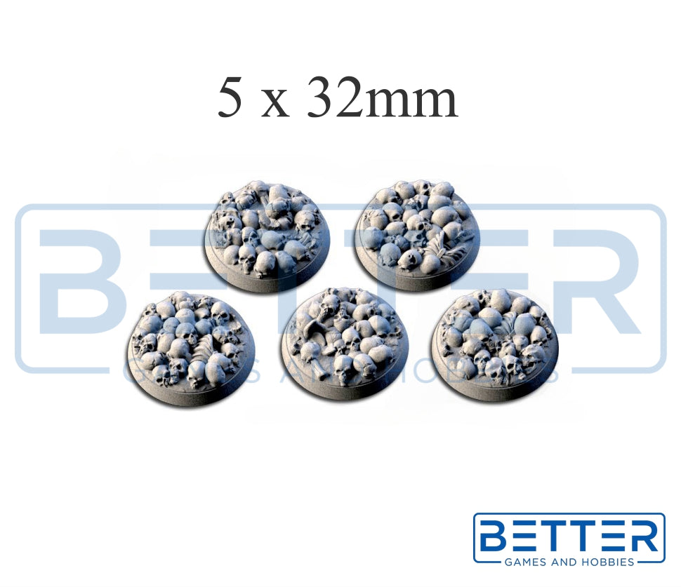 Death Skulls - Themed Bases and Toppers for sci-fi & fantasy wargaming
