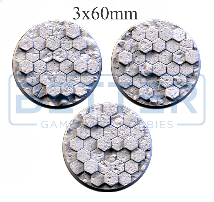 Basaltic - Themed Bases and Toppers for sci-fi & fantasy wargaming