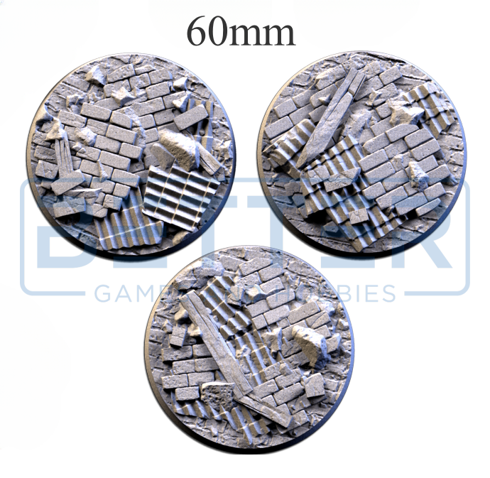 Ruined factory - Themed Bases and Toppers for sci-fi & fantasy wargaming