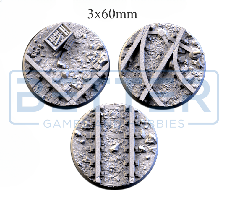 Mines- Themed Bases and Toppers for sci-fi & fantasy wargaming