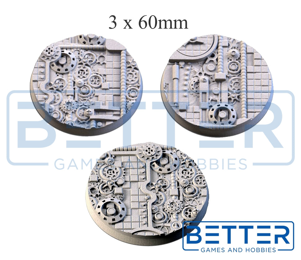 Steampunk - Themed Bases and Toppers for sci-fi & fantasy wargaming