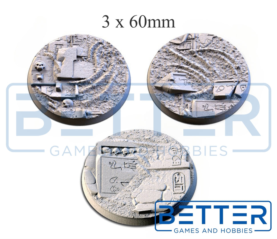 Egyptian - Themed Bases and Toppers for sci-fi & fantasy wargaming