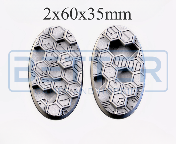 Cyber Hex - Themed Bases and Toppers for sci-fi & fantasy wargaming