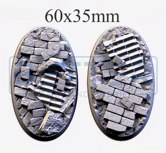 Ruined factory - Themed Bases and Toppers for sci-fi & fantasy wargaming