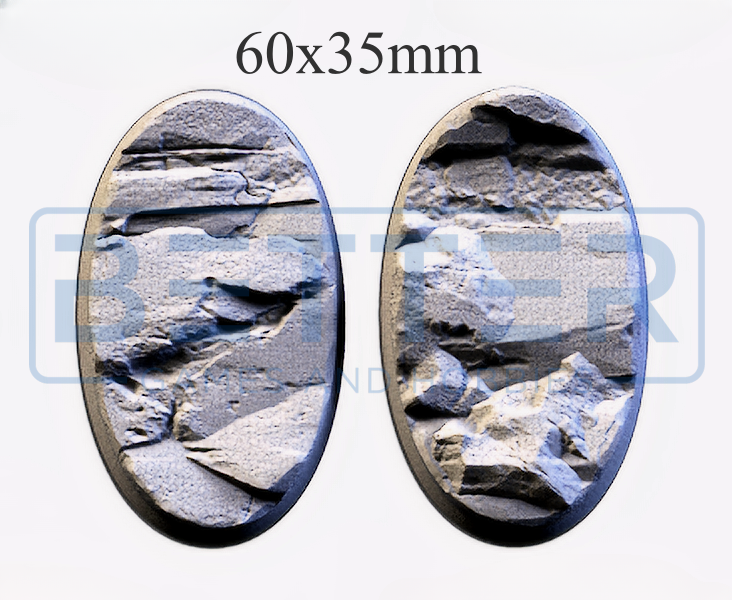 Stony Desert - Themed Bases and Toppers for sci-fi & fantasy wargaming