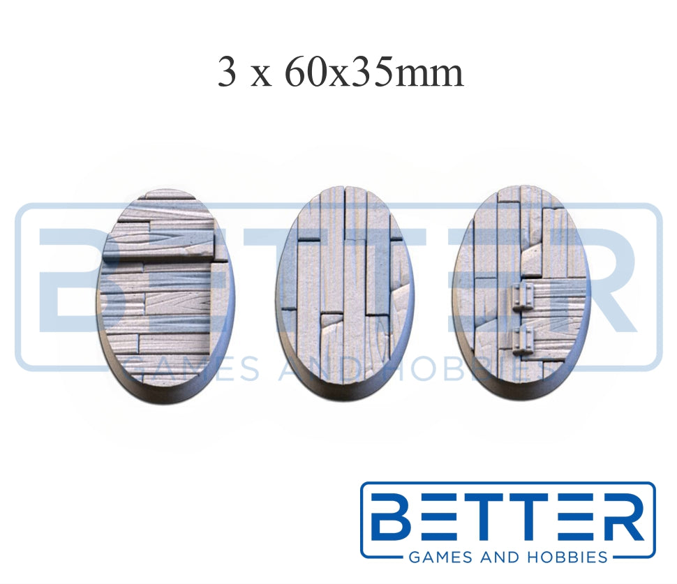 Wooden / Ship - Themed Bases and Base Toppers for sci-fi & fantasy wargaming