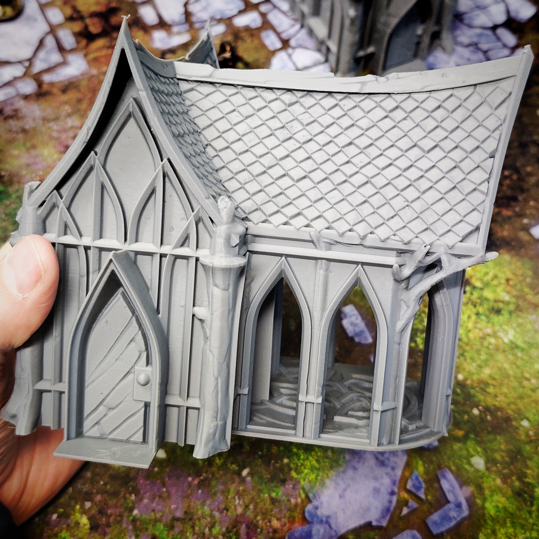 Wood Elf Village (32, 28, 15 & 10mm Scale) tabletop wargaming terrain