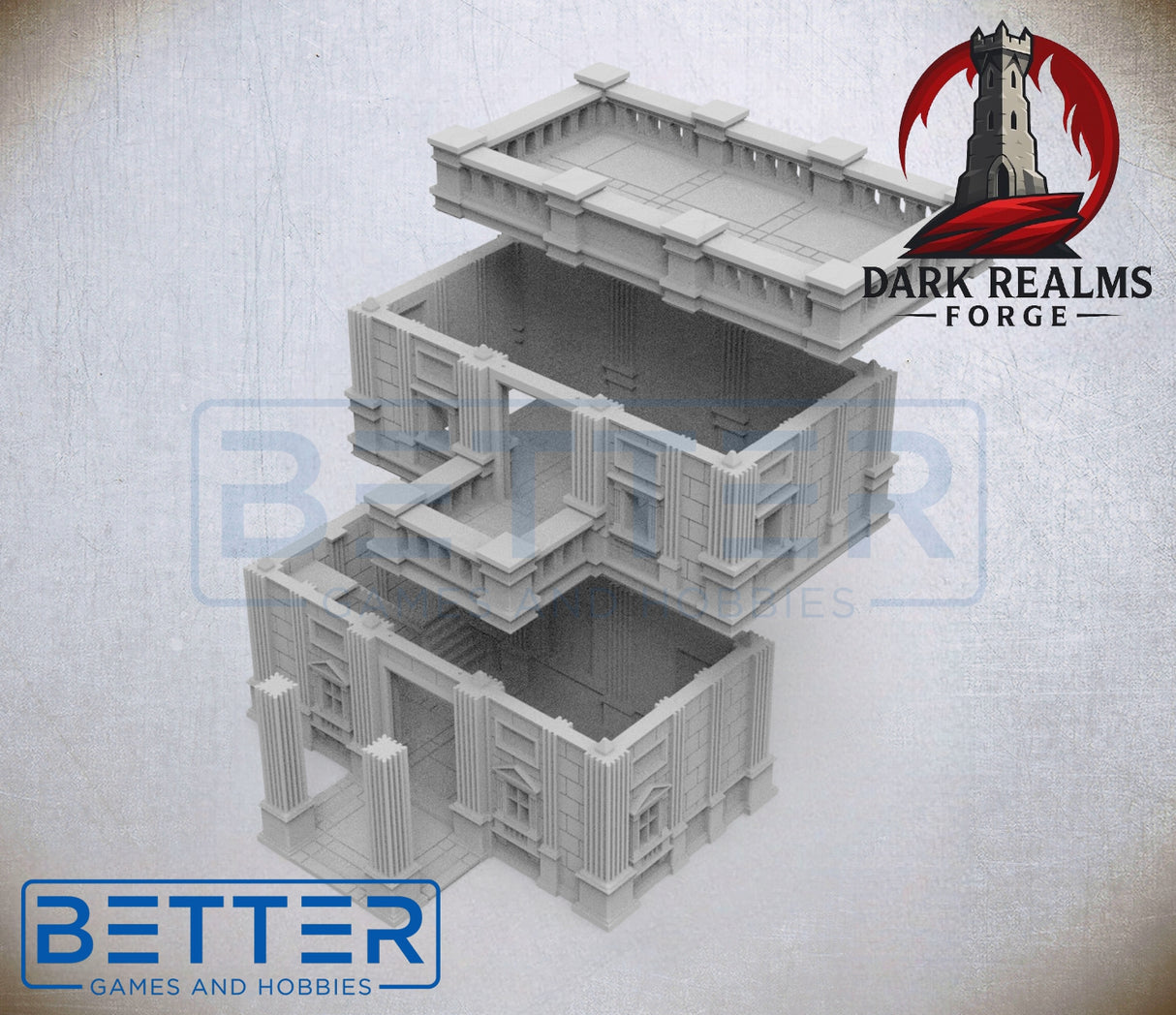 Castra Ultimarii – Roman Inspired Modular Building 6 | 32 mm, 28 mm, 15 mm & 10 mm Scale | Sci-Fi & Fantasy Wargaming Terrain | RPG Scenery