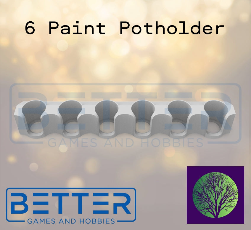 Wall Workshop - Modular hobby organiser, Paint Pot Holders, Ikea Skadis compatible.