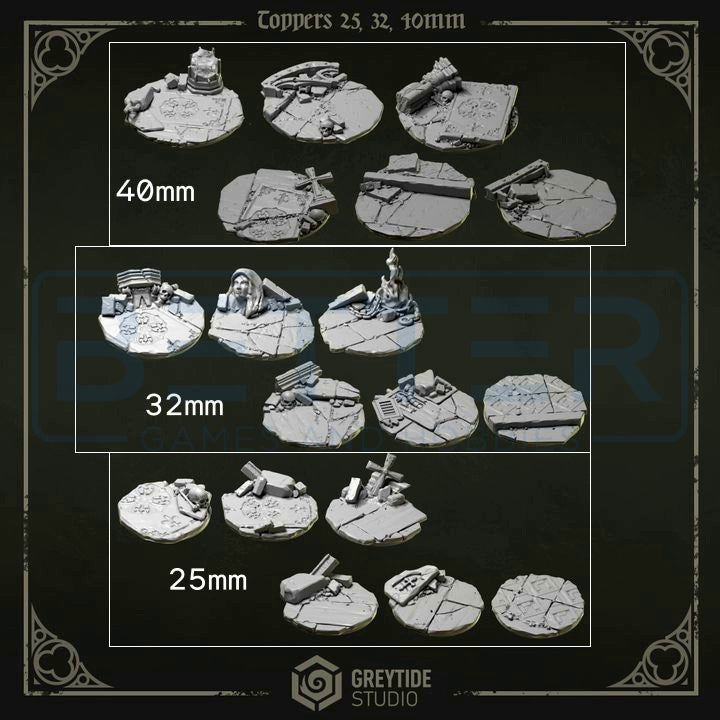 Small Base Toppers - Eternal pilgrims