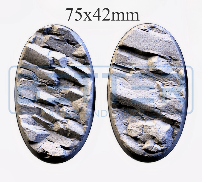 Stony Desert - Themed Bases and Toppers for sci-fi & fantasy wargaming