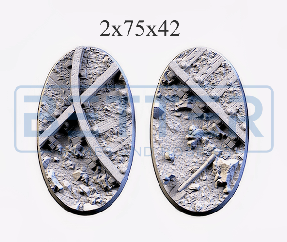 Mines- Themed Bases and Toppers for sci-fi & fantasy wargaming