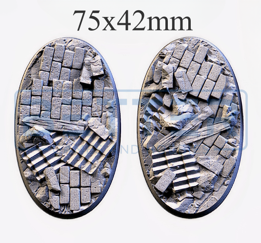 Ruined factory - Themed Bases and Toppers for sci-fi & fantasy wargaming