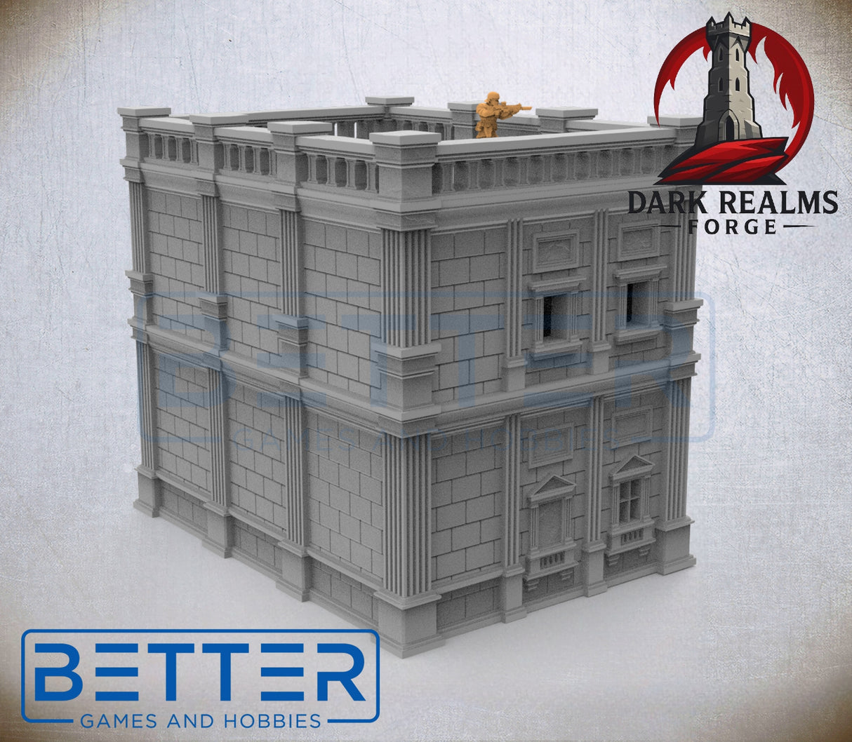 Castra Ultimarii – Roman Inspired Modular Building 7 | 32 mm, 28 mm, 15 mm & 10 mm Scale | Sci-Fi & Fantasy Wargaming Terrain | RPG Scenery