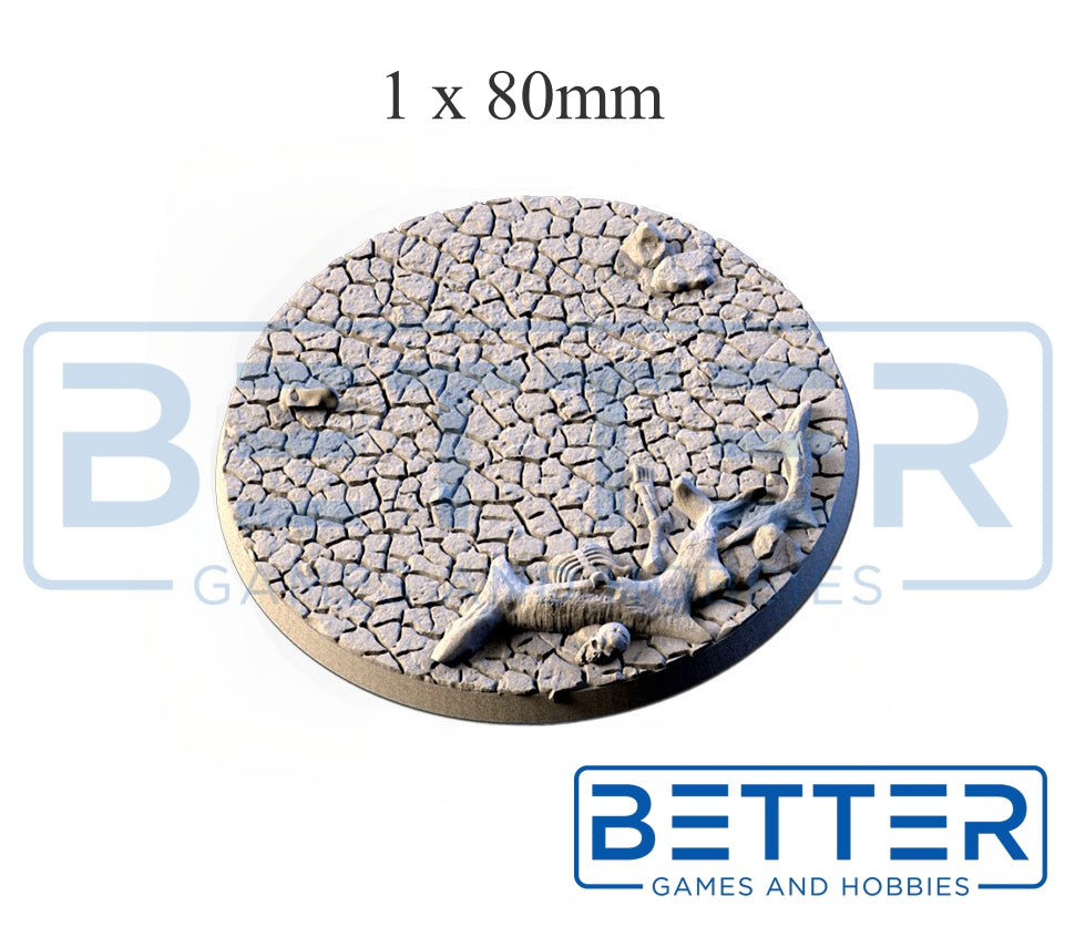 Cracked Desert - Themed Bases and Toppers for sci-fi & fantasy wargaming