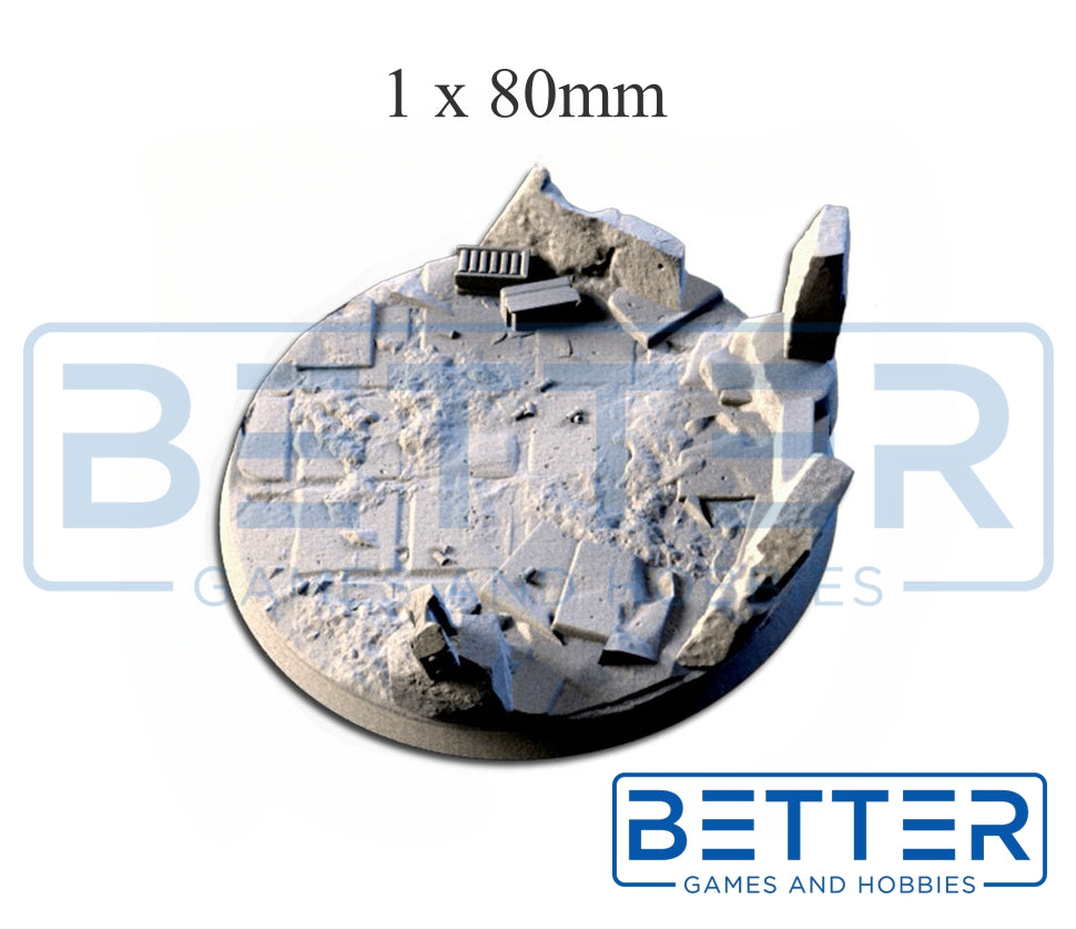 City Ruins - Themed bases and Toppers for sci-fi & fantasy wargaming