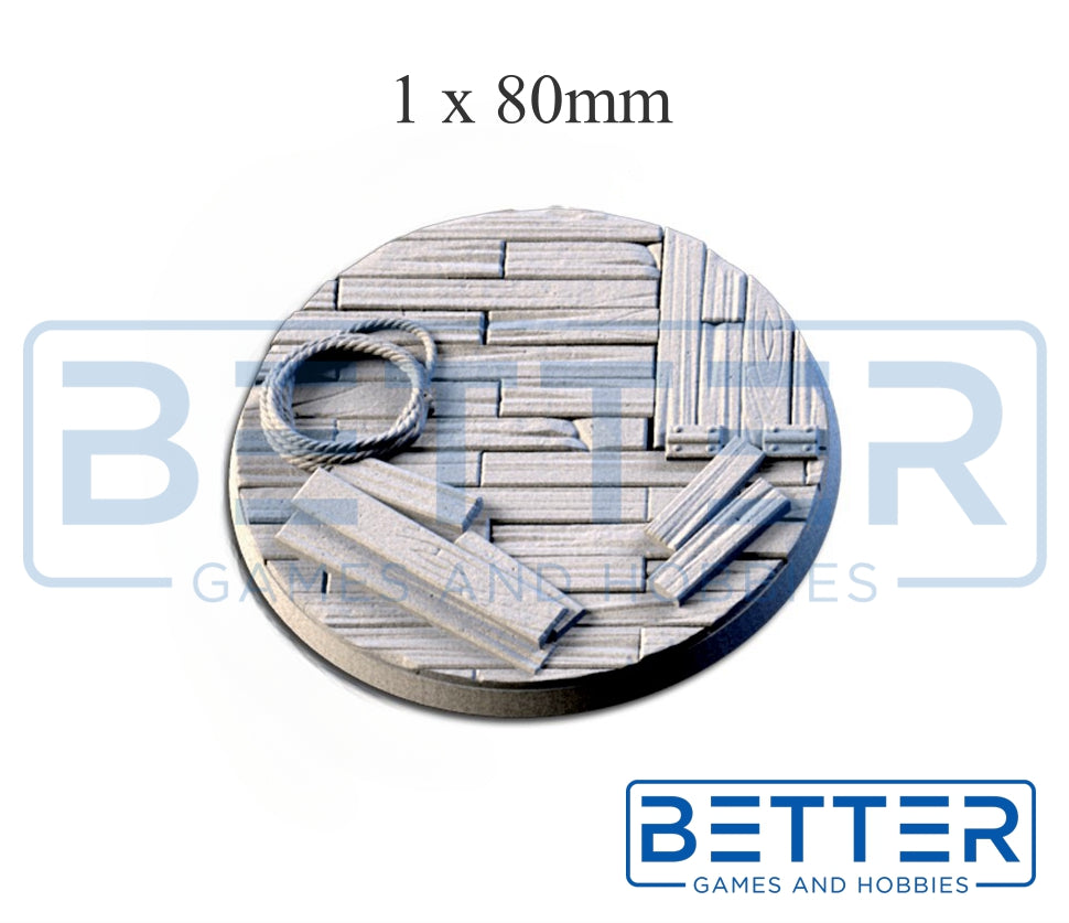 Wooden / Ship - Themed Bases and Base Toppers for sci-fi & fantasy wargaming
