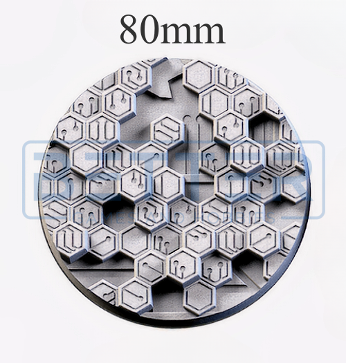 Cyber Hex - Themed Bases and Toppers for sci-fi & fantasy wargaming