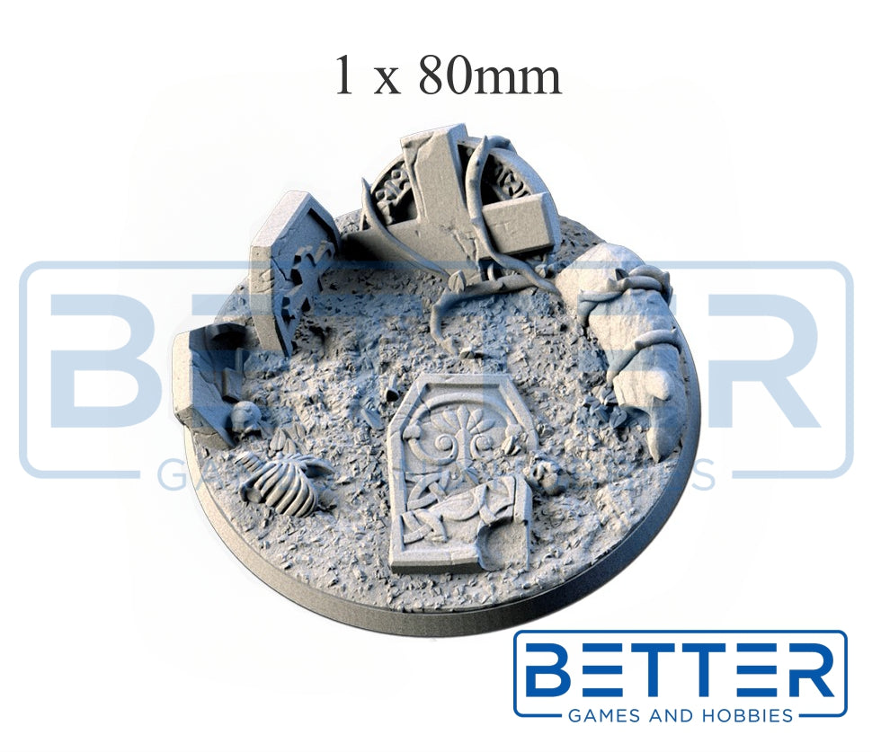 Graveyard - Bases and Toppers for sci-fi & fantasy tabletop wargaming RPG