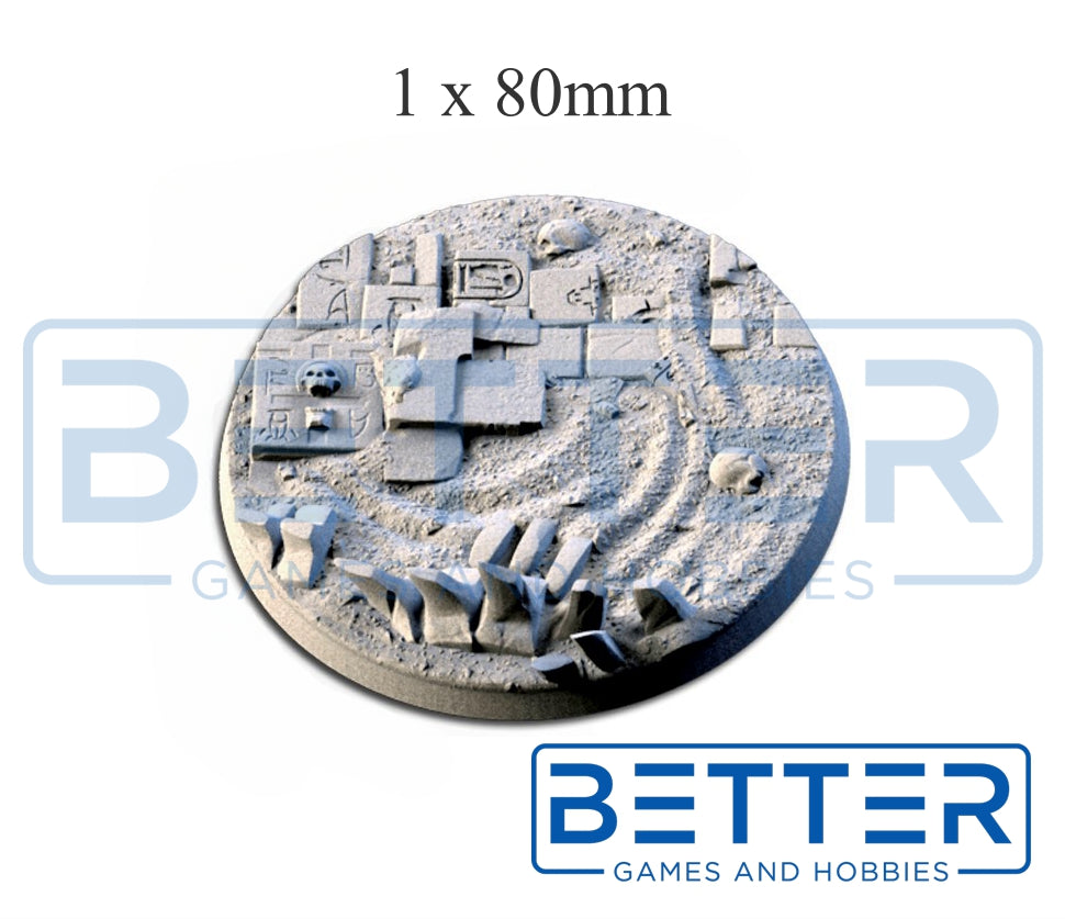Egyptian - Themed Bases and Toppers for sci-fi & fantasy wargaming