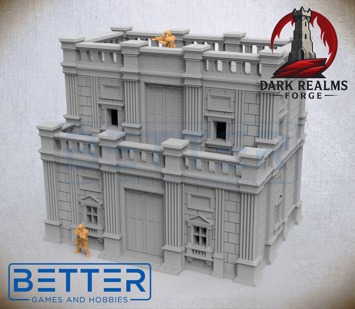 Castra Ultimarii – Roman Inspired Modular Building 8 | 32 mm, 28 mm, 15 mm & 10 mm Scale | Sci-Fi & Fantasy Wargaming Terrain | RPG Scenery