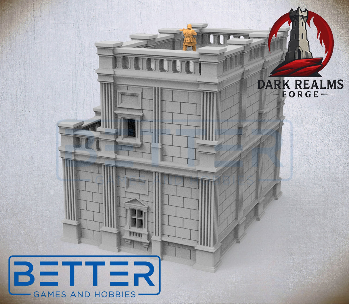 Castra Ultimarii – Roman Inspired Modular Building 8 | 32 mm, 28 mm, 15 mm & 10 mm Scale | Sci-Fi & Fantasy Wargaming Terrain | RPG Scenery
