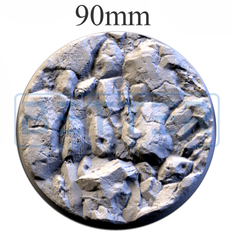 Stony Desert - Themed Bases and Toppers for sci-fi & fantasy wargaming