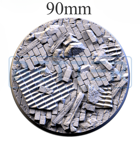 Ruined factory - Themed Bases and Toppers for sci-fi & fantasy wargaming