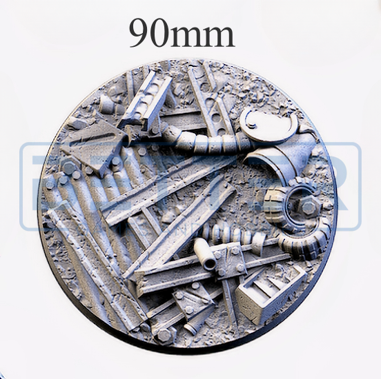 Scrap - Themed Bases and Toppers for sci-fi & fantasy wargaming