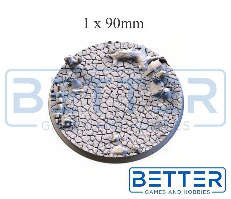 Cracked Desert - Themed Bases and Toppers for sci-fi & fantasy wargaming