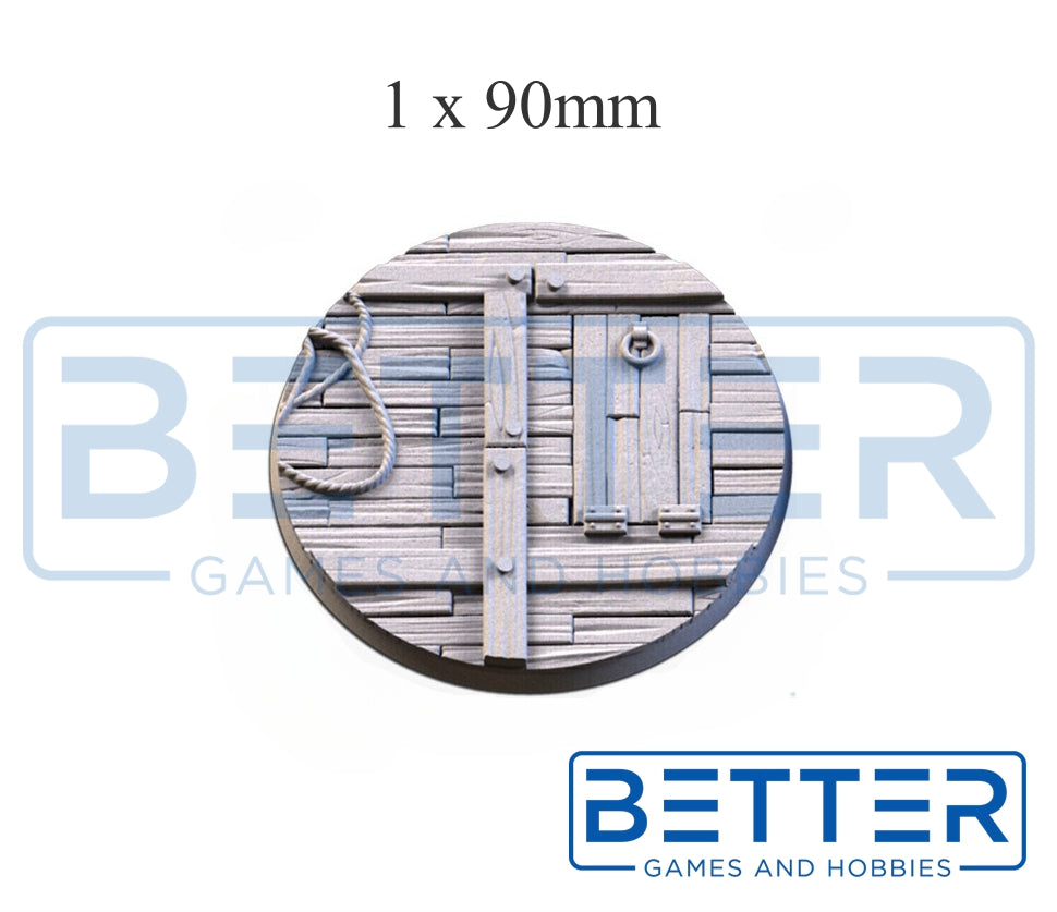 Wooden / Ship - Themed Bases and Base Toppers for sci-fi & fantasy wargaming